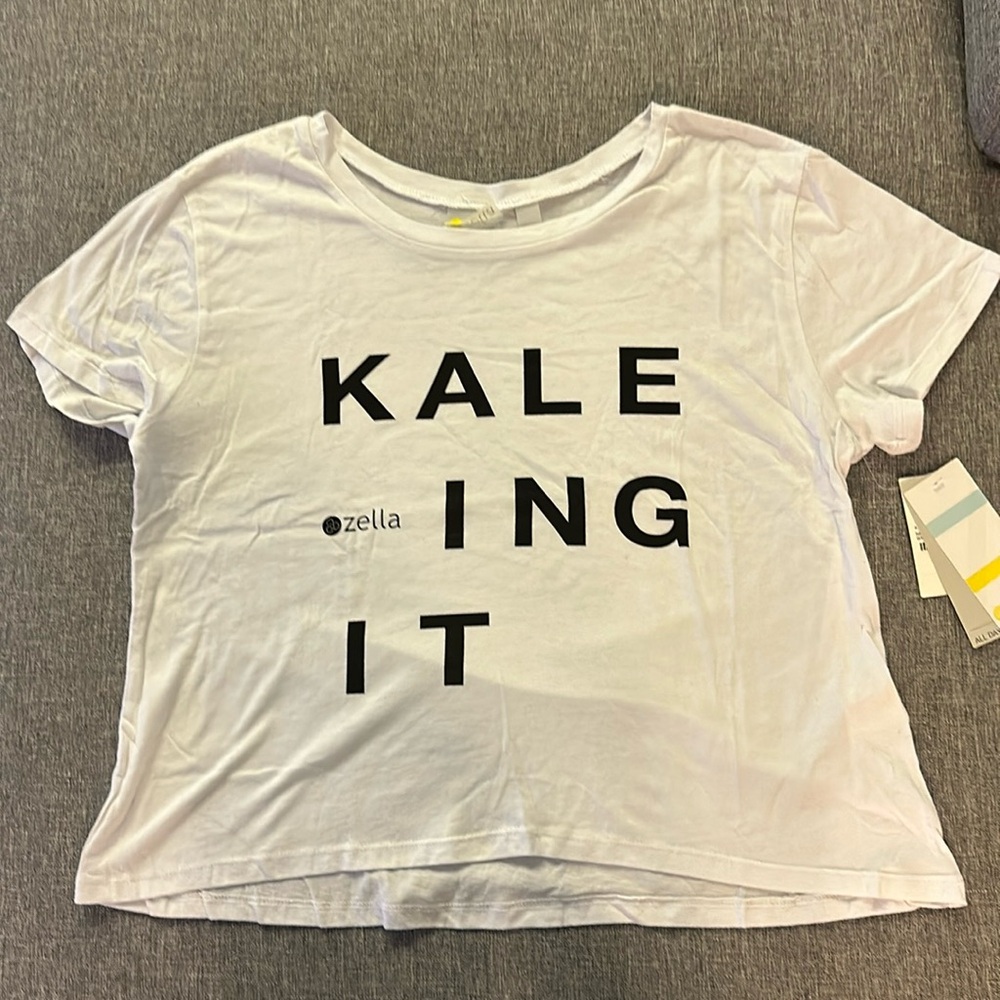 Zella soft boxy tee
